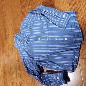 Striped Button Down Shirt sz 4/5